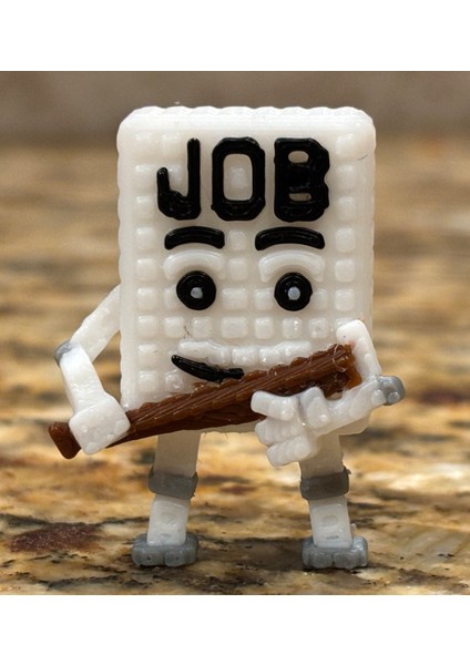 Job Job Job Sahur Figür 12 cm Tung Tung Tung Sahur Karakteri Brainrot Figür