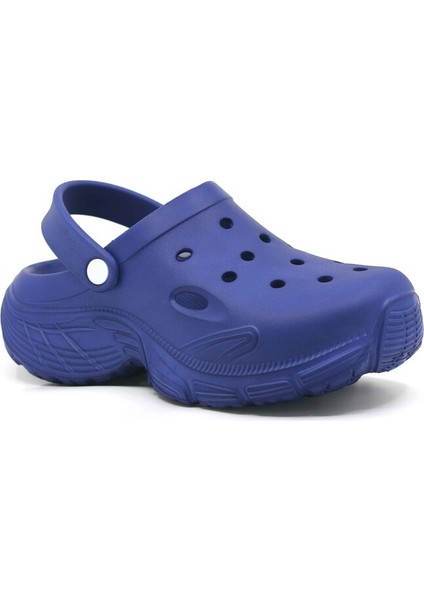 Zenne Zümrüt Düz Eva Kutulu Cross Terlik Lacivert No 39