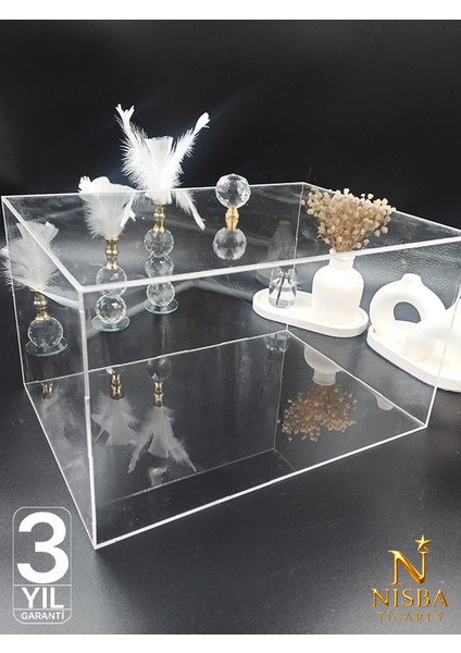 Kristal Topuzlu Şeffaf Kutu | Damat, Gelin, Bohça, Nişan, Sunum ve Ürün Sergileme Için Akrilik Kutu indirimleri