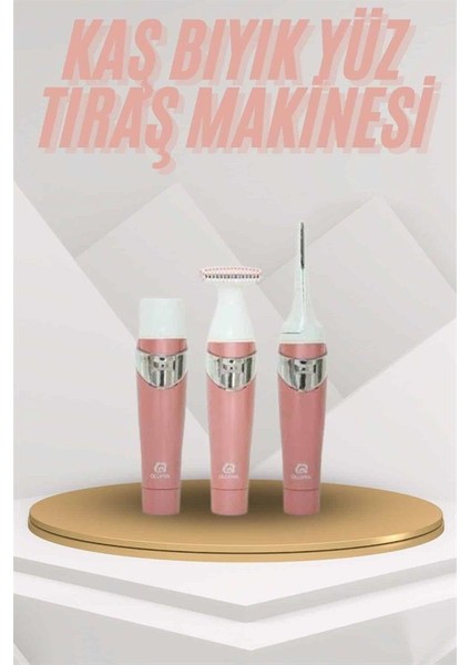 Yüz Kaş ve Tüm Vücut Epilasyon Aleti 3 Başlıklı Hassas Ciltlere Uygun Epilat? - M724R898-K01