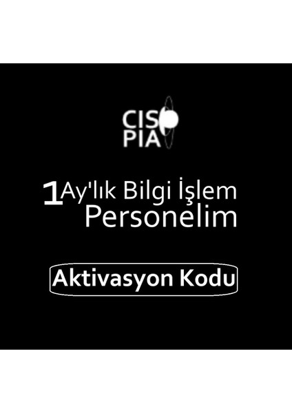 Cisopia 1 Aylık Bilgi Işlem Personelim