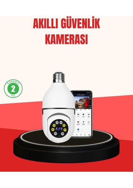 Hareket Algılamalı Kablosuz Akıllı Ev Güvenlik Kamerası - MCT8652-3815