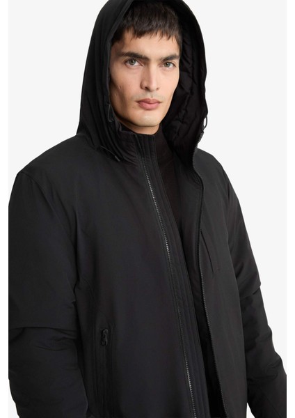 Su İtici Regular Fit Kapüşonlu Fermuarlı Cepli Mont A2620AX25WN fırsatları