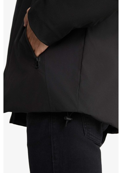 Su İtici Regular Fit Kapüşonlu Fermuarlı Cepli Mont A2620AX25WN