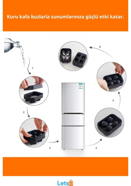 Kuru Kafa Şekilli Özellikli Esnek Silikon Buz Kalıbı fiyatları