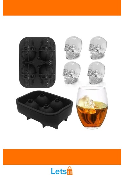 Kuru Kafa Şekilli Özellikli Esnek Silikon Buz Kalıbı modelleri