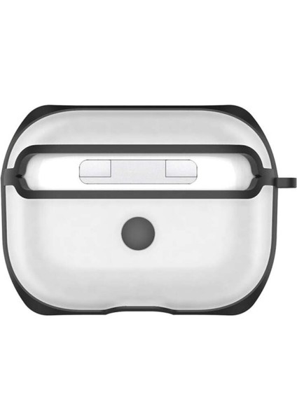 Apple Airpods Pro 1. Nesil Uyumlu Buzlu Transparan Renkli Çizgili Kılıf Bumper Koruma Kabı Hybrid fiyatları