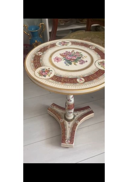 Fransız Porselen Sehpa