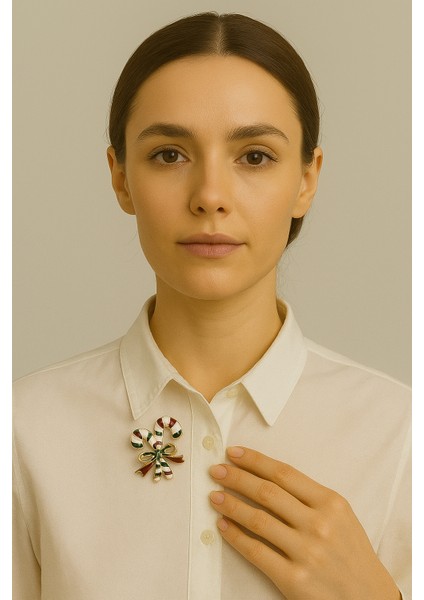 Yılbaşı Ruhunu ve Zarafeti Taşıyan Işıltılı Broş Koleksiyonu indirimleri