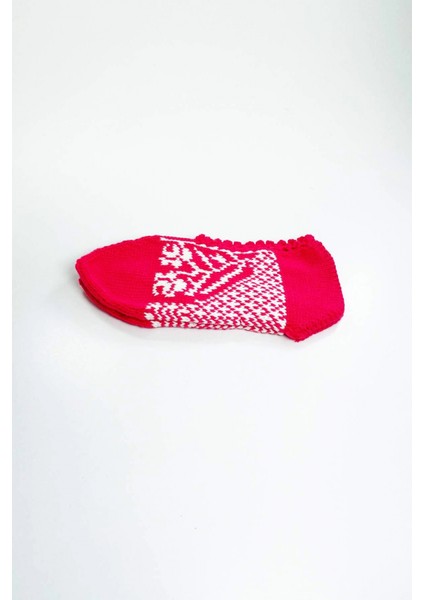 2 Çift El Örgüsü Kışlık Şık Kadın Yün Patik Set 12 modelleri