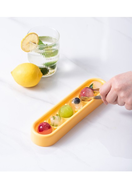 Küre Buz Kalıbı – Meyve, Kokteyl , Kahve ve Çikolata Için Pratik Kalıp