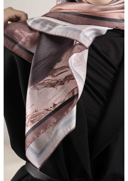 “Dijital Kristal Desenli Eşarp 95x95 – Pastel Desen-1 modelleri