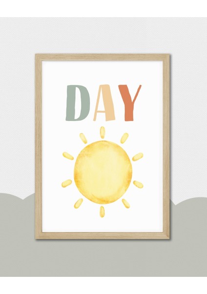 Day Dijital Baskı Çocuk Posteri (Çerçevesiz)