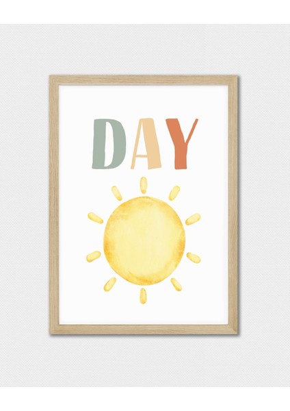 Day Dijital Baskı Çocuk Posteri (Çerçevesiz) fiyatları