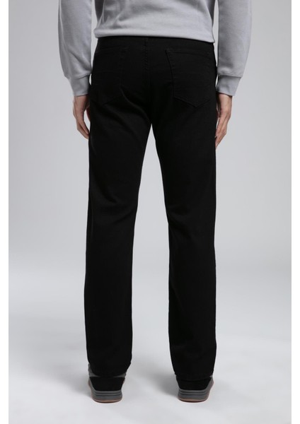Ricky Yüksek Bel Düz Kesim Düz Paça Siyah Erkek Jean Pantolon modelleri