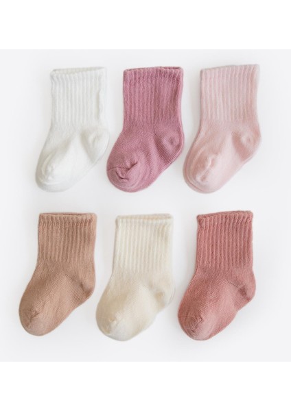Organik Bebek 6'lı Çorap Seti Natural indirimleri