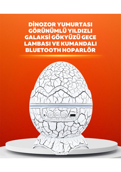 Dinozor Yumurtası Tasarımlı Projektörlü Gece Lambası - T086G539-Z87086 fiyatları
