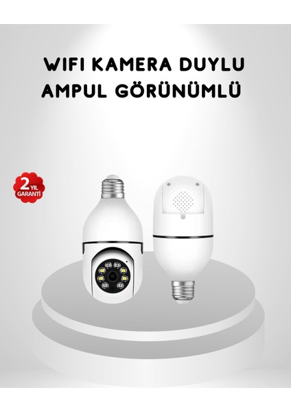 Akıllı Duylu 360° Güvenlik Kamerası – Ptz Özellikli Uzaktan Kontrollü Akıl - T388G556-Z18