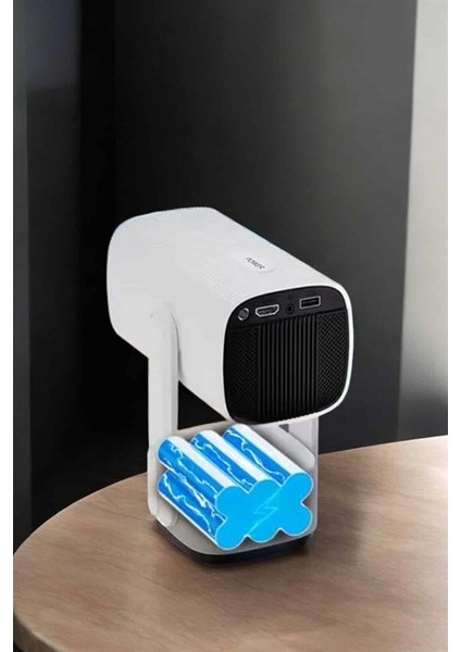 Akıllı Projeksiyon Powerbankli Taşınabilir Sinema Projektörü 4K Hd Kaliteli - M285R754-K67285 modelleri