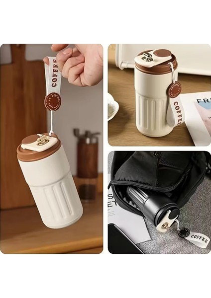 LED Sıcaklık Göstergeli Çelik Termos 400ML Bordo - CH131 fiyatları