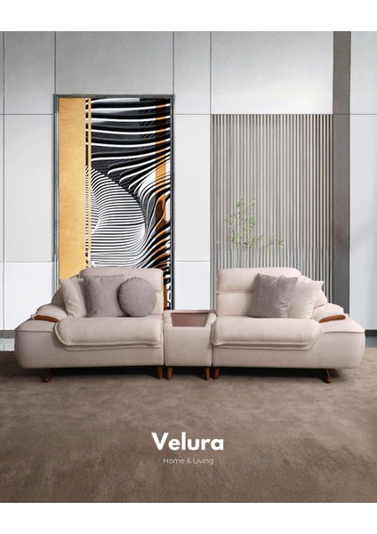 Ürgüp Sırt Mekanizmalı Üçlü Kanepe & 3'lü Koltuk