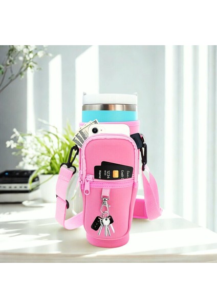 Stanley Quencher Pipetli 1.18 Lt Termos Kılıfı Omuz Askılı Termos Çanta Fermuarlı Cepli Kılıf Çanta fiyatları