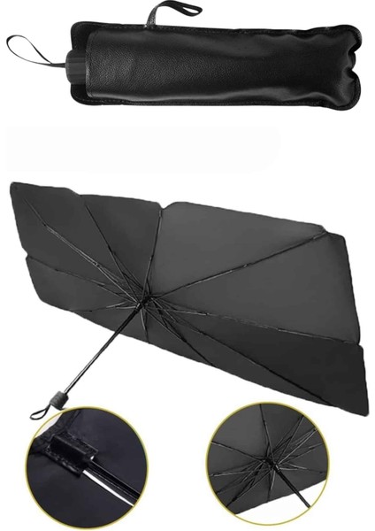 Güneş Önleyici Katlanabilir Oto Araba Güneşlik Şemsiye Tip Ön Cam - M418K428-R08418 modelleri