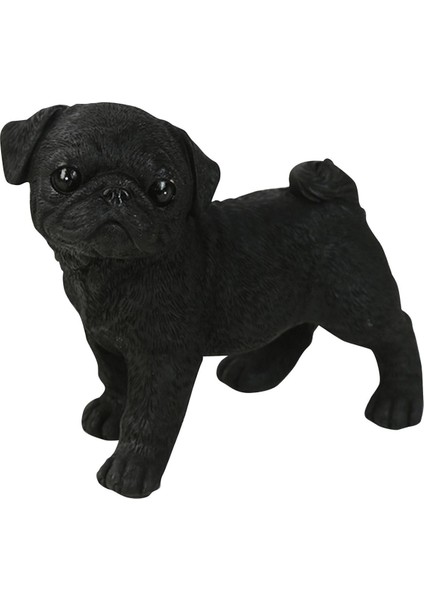 Pug Figürin Minyatür Heykeli Heykelini Paneli Üstü (Yurt Dışından) modelleri