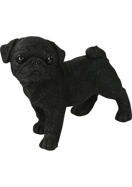 Pug Figürin Minyatür Heykeli Heykelini Paneli Üstü (Yurt Dışından) fırsatları