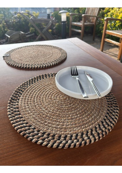 El Yapımı Hasır Dokulu 2’li Supla – Leke Tutmaz, Şık Sofralar Için