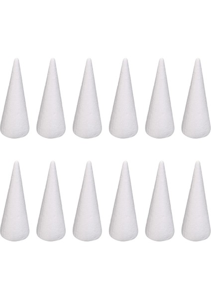12PCS Ük Konileri Çocuklar Için Polistiren Konileri Çocuklar Kutlama Partisi 15CM (Yurt Dışından)