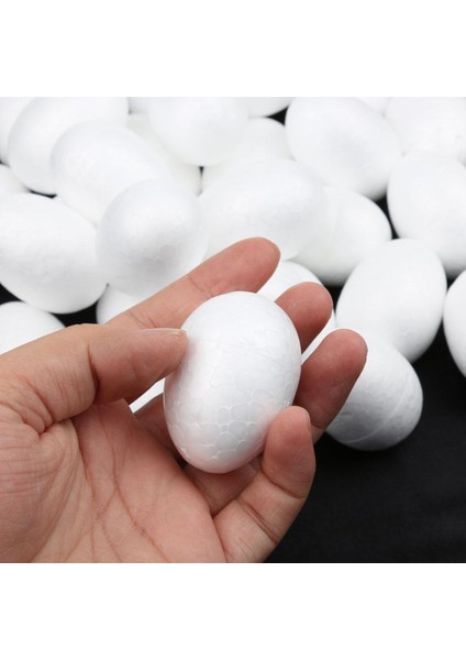 50X Beyaz Modelleme Zanaat Polistiren Köpük Yumurta Köpük El Sanatları Dıy Boyama 50 Adet 5cm (Yurt Dışından) modelleri