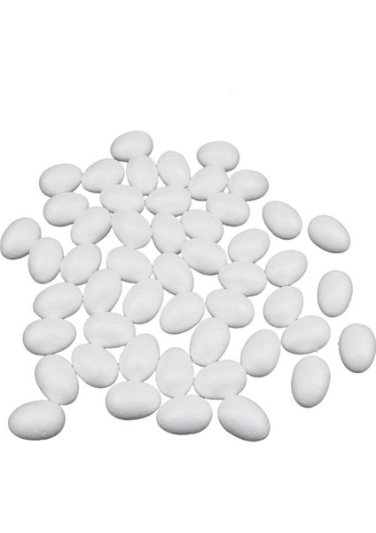 50X Beyaz Modelleme Zanaat Polistiren Köpük Yumurta Köpük El Sanatları Dıy Boyama 50 Adet 5cm (Yurt Dışından) fırsatları