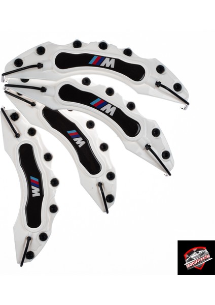 Beyaz Bmw M 4'lü Kaliper Seti Yapıştırma Logolu fiyatları