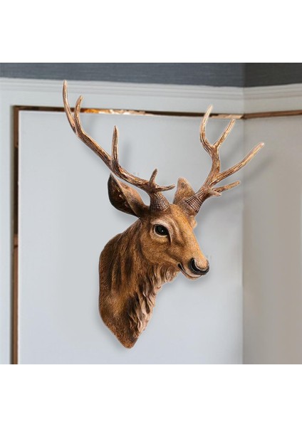 Monte Geyik Başı Dekorasyon Heykeli Geyik Heykeli Süsü #2 (Yurt Dışından) modelleri