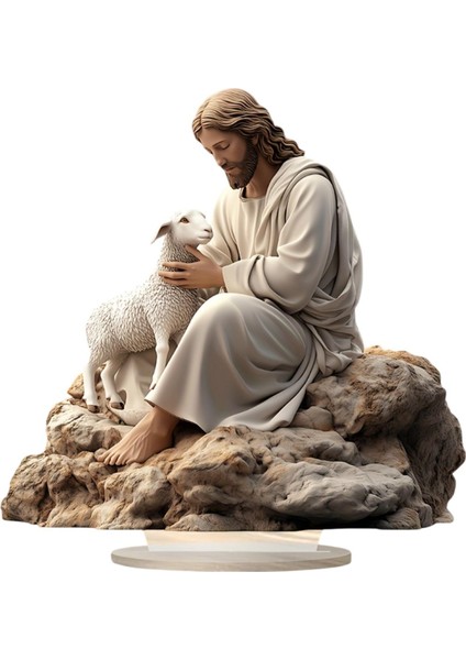 Noel Isa Koyun Masa Dekoru Ev Masası Partisi Için Noel Süsleme (Yurt Dışından)