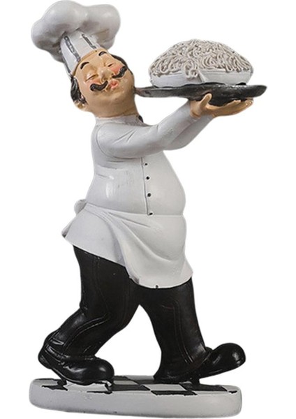 Fransız Şef Figürin Mutfak Süsleme Reçine Cook Heykeli Heykel Dekoratif Erişte (Yurt Dışından) fiyatları