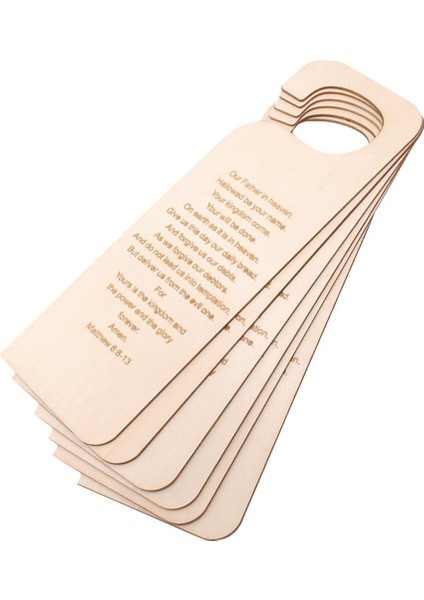 6pcs Ahşap Düğme Askıları Dıy Odası Için Asılı Işaretler (Yurt Dışından) modelleri