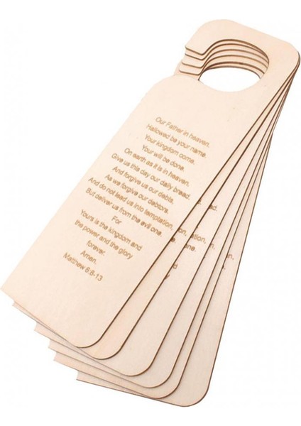 6pcs Ahşap Düğme Askıları Dıy Odası Için Asılı Işaretler (Yurt Dışından) fırsatları