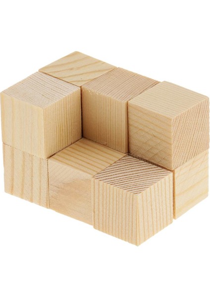 Ahşap Blokları Bulmacalar Zanaat Için Bitmemiş Ahşap Parçalar 20MM 10 Parçalar (Yurt Dışından) indirimleri