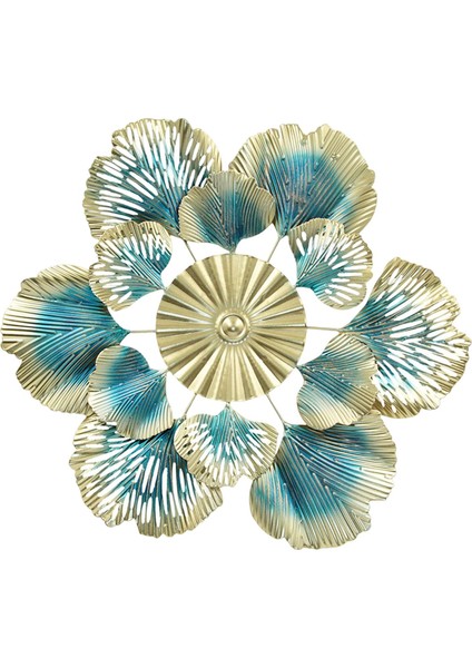 Çiçek Metal Dekoru Heykelcik Için Oyuk Kolye Disk Disk Çiçek Mavi (Yurt Dışından) fiyatları