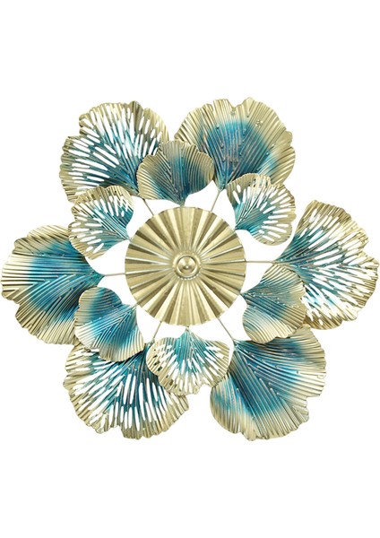 Çiçek Metal Dekoru Heykelcik Için Oyuk Kolye Disk Disk Çiçek Mavi (Yurt Dışından) fırsatları