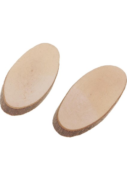 Dokunma Için 10X Oval Ahşap Dilimler Diskleri (Yurt Dışından) modelleri