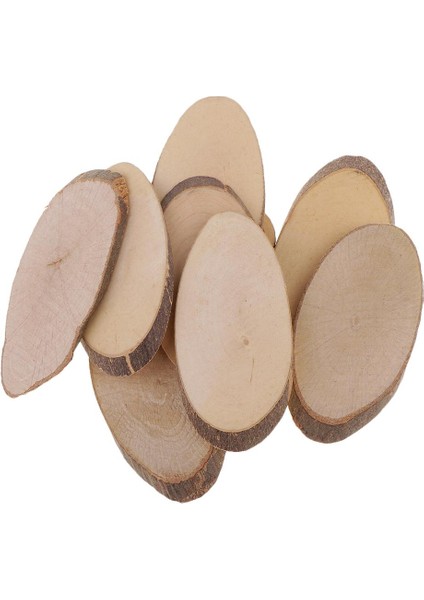 Dokunma Için 10X Oval Ahşap Dilimler Diskleri (Yurt Dışından) indirimleri