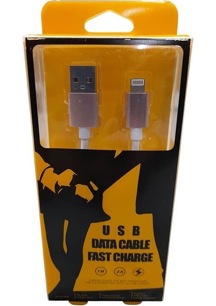 iPhone 7 8 x Xs Xr 11 12 13 14 Pro Max Plus Hızlı Şarj Kablosu 2 Amper USB To Lightning - Gold fiyatları