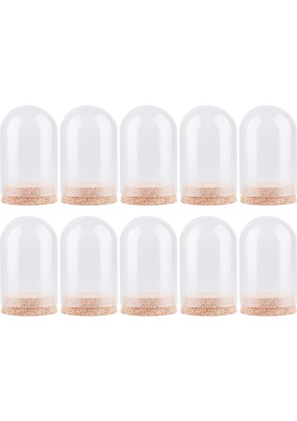 10 Taban Dekoru Geçirmez El Sanatları Cam Cloche Vitrini (Yurt Dışından)