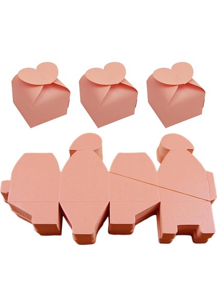 Konuklar Için 50X Ş Kutuları Yıldönümü Için Kağıt Kutuları Doğum Günü Tatili Pembesi (Yurt Dışından) indirimleri