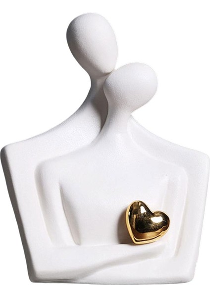 Özet Çift Heykel Modern Süsü Icı El Sanatları Seramik Çiftler Kucaklıyor (Yurt Dışından) modelleri