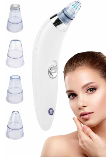 Yeni Nesil Vakumlu Pilli Siyah Nokta ve Yüz Temizleme Cihazı 4 Başlıklı - T948G968-Z05948 modelleri