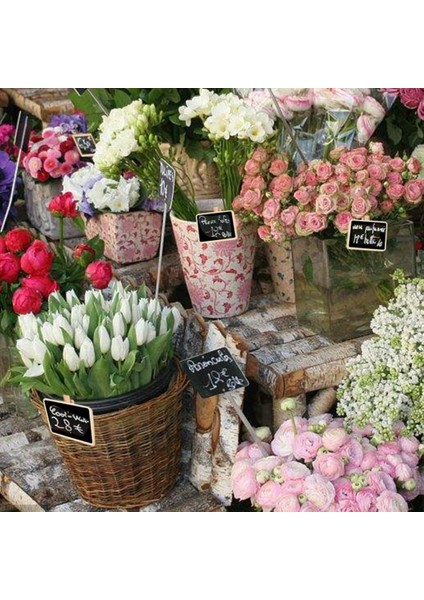 Peg ile 30X Mini Ahşap Mesaj Panosu Kara Tahtası Mektup Mektubu Iş Kartı (Yurt Dışından) fırsatları